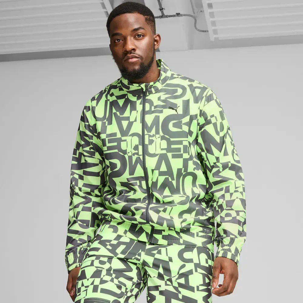 PUMA FIT All-Over Print Training Jacket
