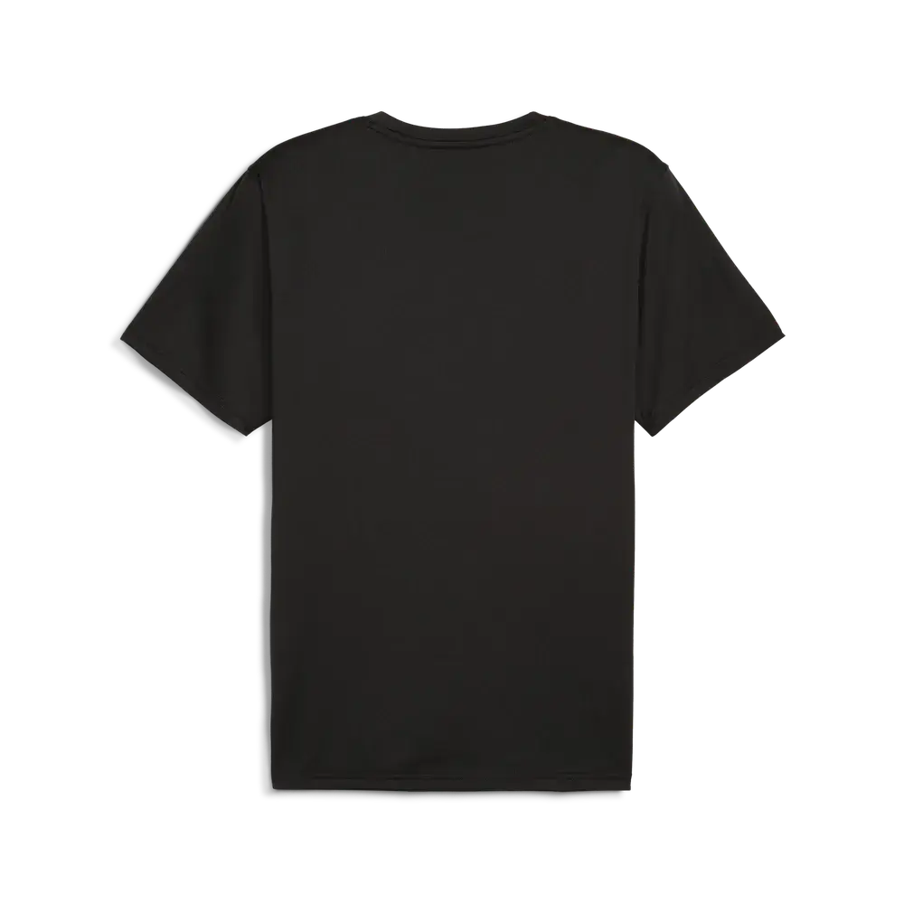 PUMA Men's Train All Day Essentials Solid Cat Logo Training T-Shirt