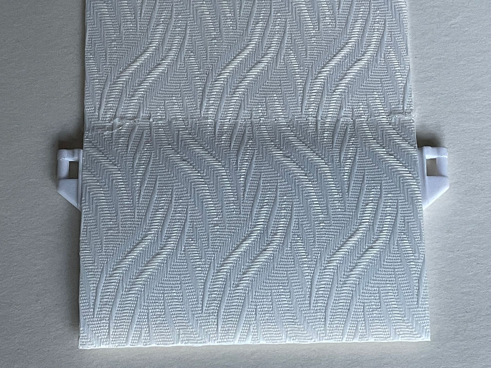 MARINA WHITE replacement vertical blind slats 89 mm 3.5" from £0.90 each