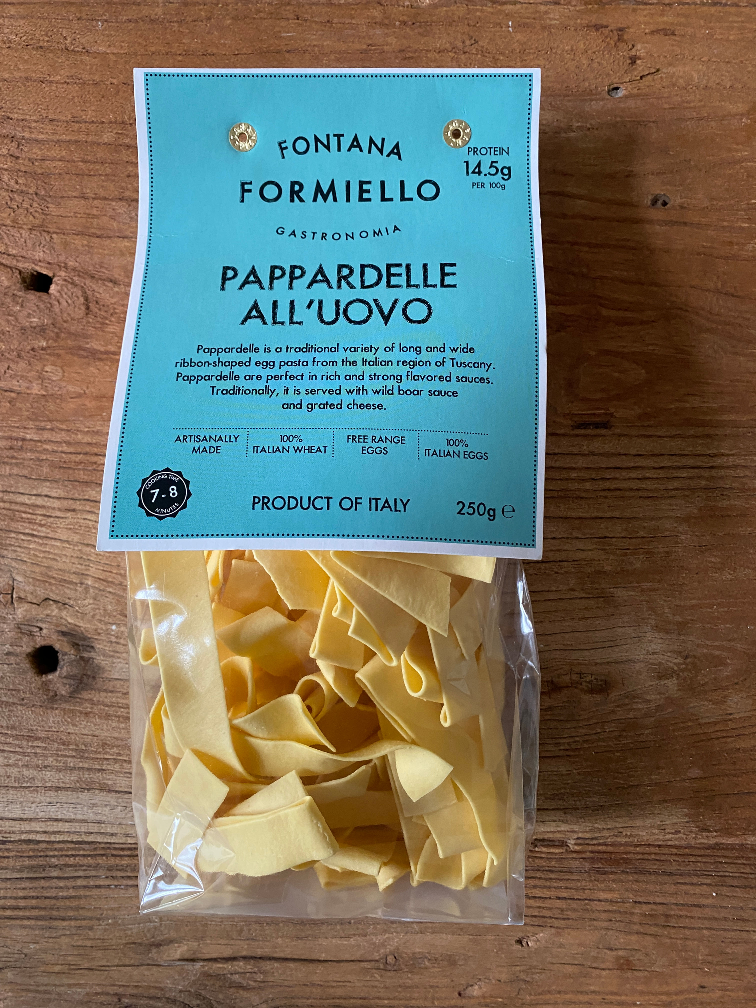 Pappardelle All'uovo Pasta