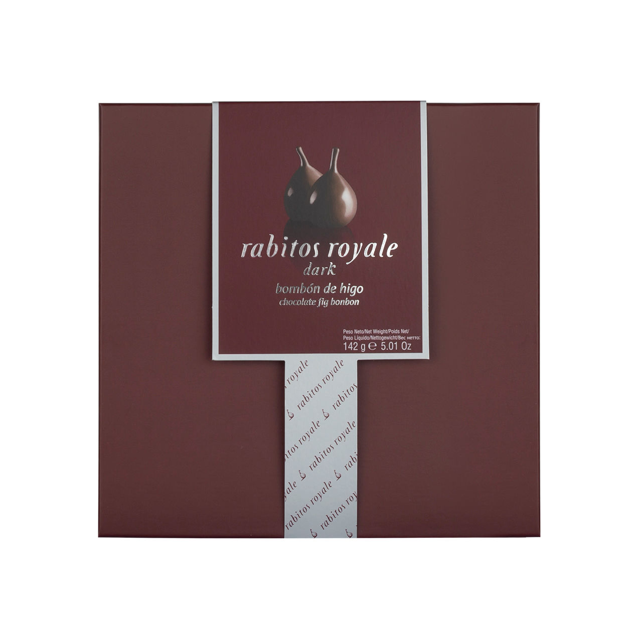 Dark chocolate dipped dried figs 142g