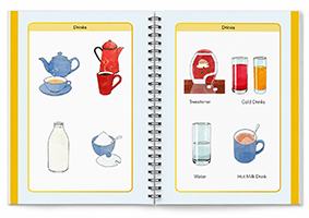 Menu book