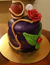 Disney Descendants Theme Cake.JPG