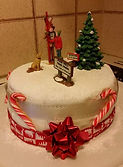 Christmas Cake with Sparkling Snow Layer Cake.JPG