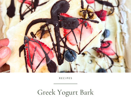 Greek Yogurt Bark