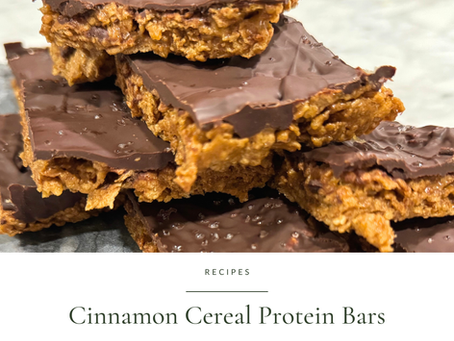 Cinnamon Cereal Protein Bars