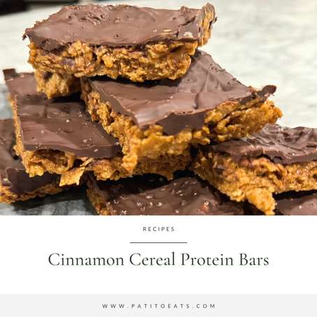 Cinnamon Cereal Protein Bars