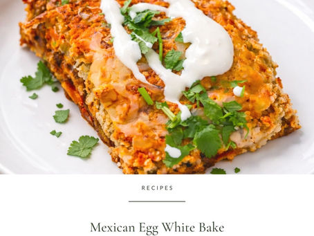 Mexican Egg White Bake