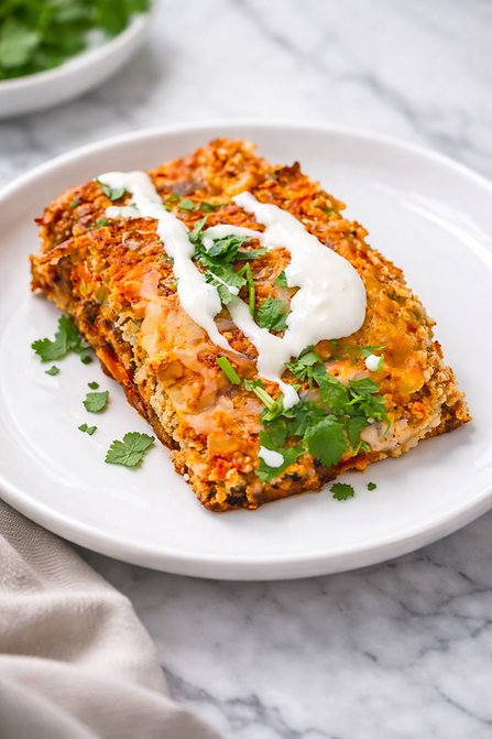 Mexican Egg White Bake