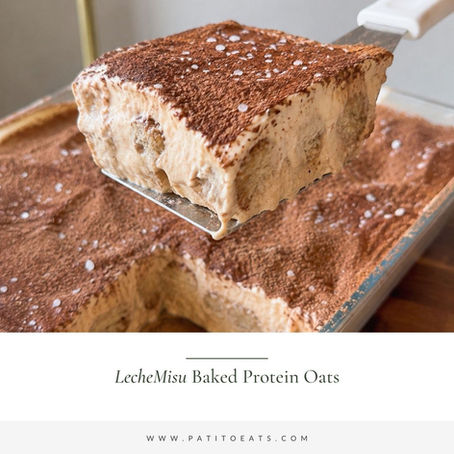 LecheMisu Baked Protein Oats