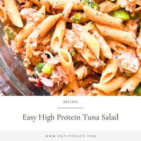 Easy High Protein Tuna Salad