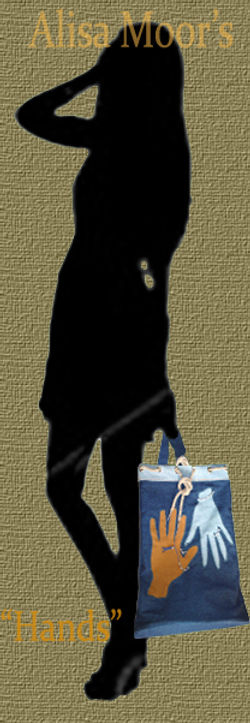 Sackbag SeaBlue Jean 'Hands" v.B