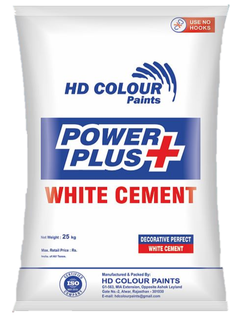 POWER PLUS DECORATIVE WHITE CEMENT