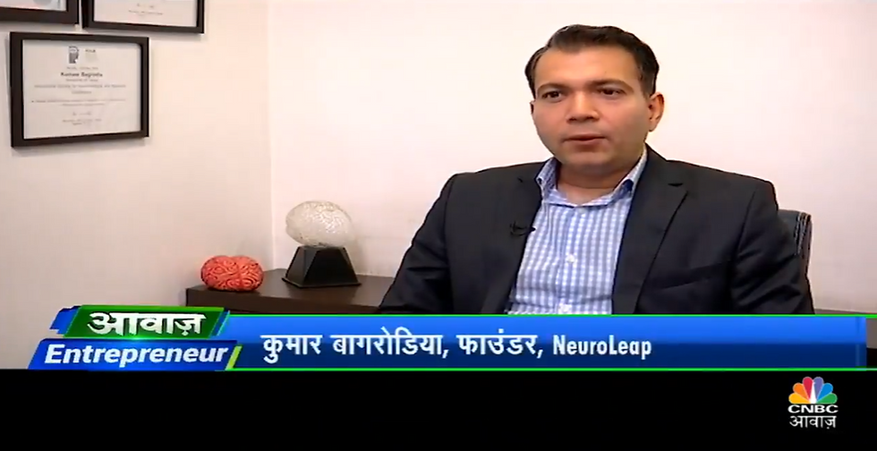 Kumaar Bagrodia, NeuroLeap on CNBC Awaaz