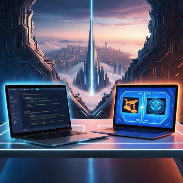 Game development in laptop  