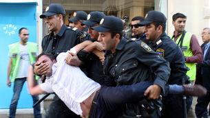 Azerbaijan accused of media crackdown before hosting Cop29State reportedly arrested at least 25 journalists and activists in last year as it prepares for September climate summit