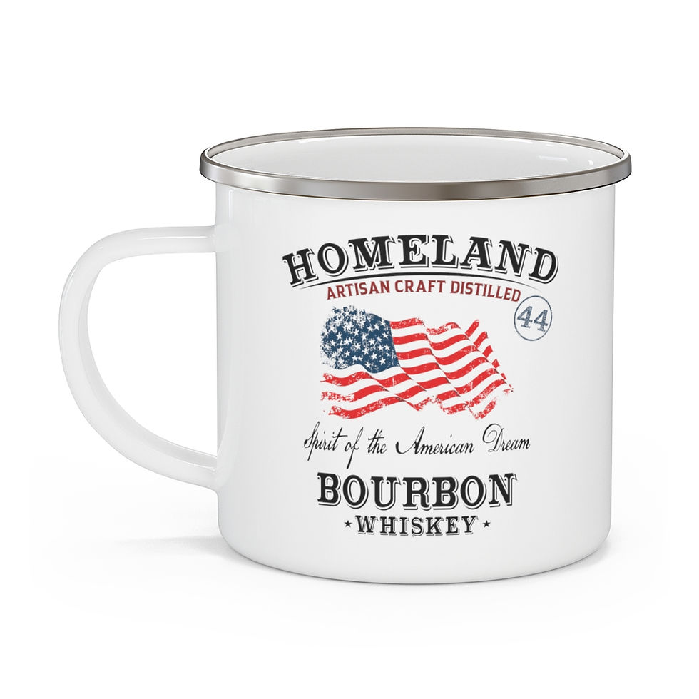 Thumbnail: Homeland Bourbon Enamel Camping Mug