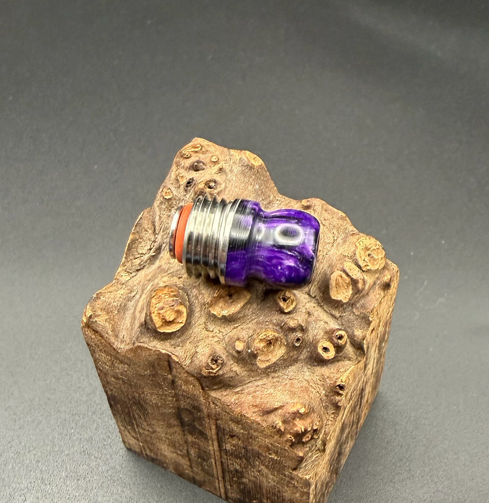 Miniaturbild: Purple, black integrated tip. 