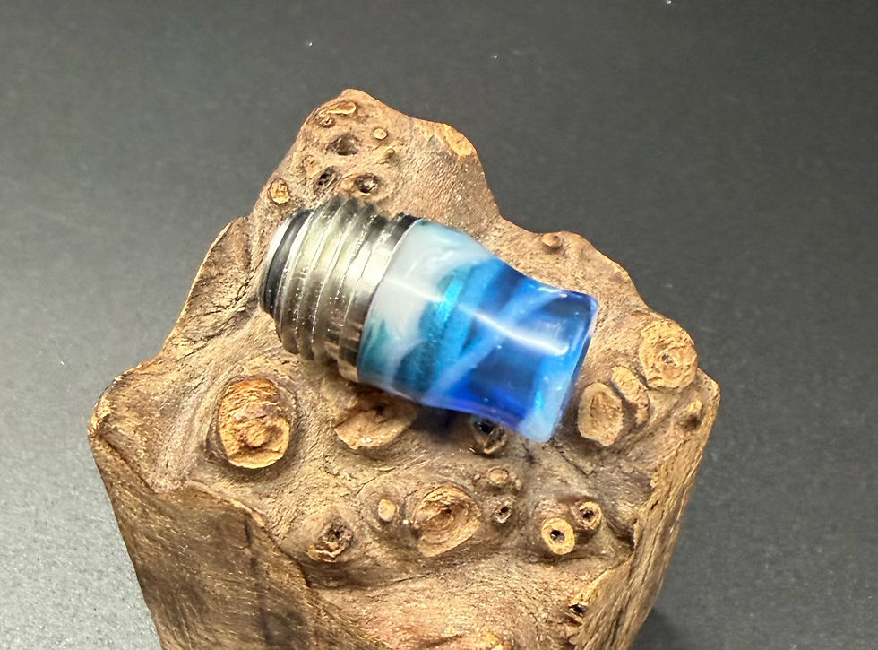Miniaturbild: Translucent blue, pearl white integrated tip