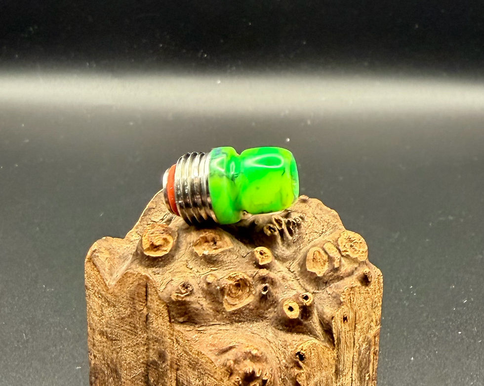 Miniatura: Neon green, neon yellow, purple integrated tip. 