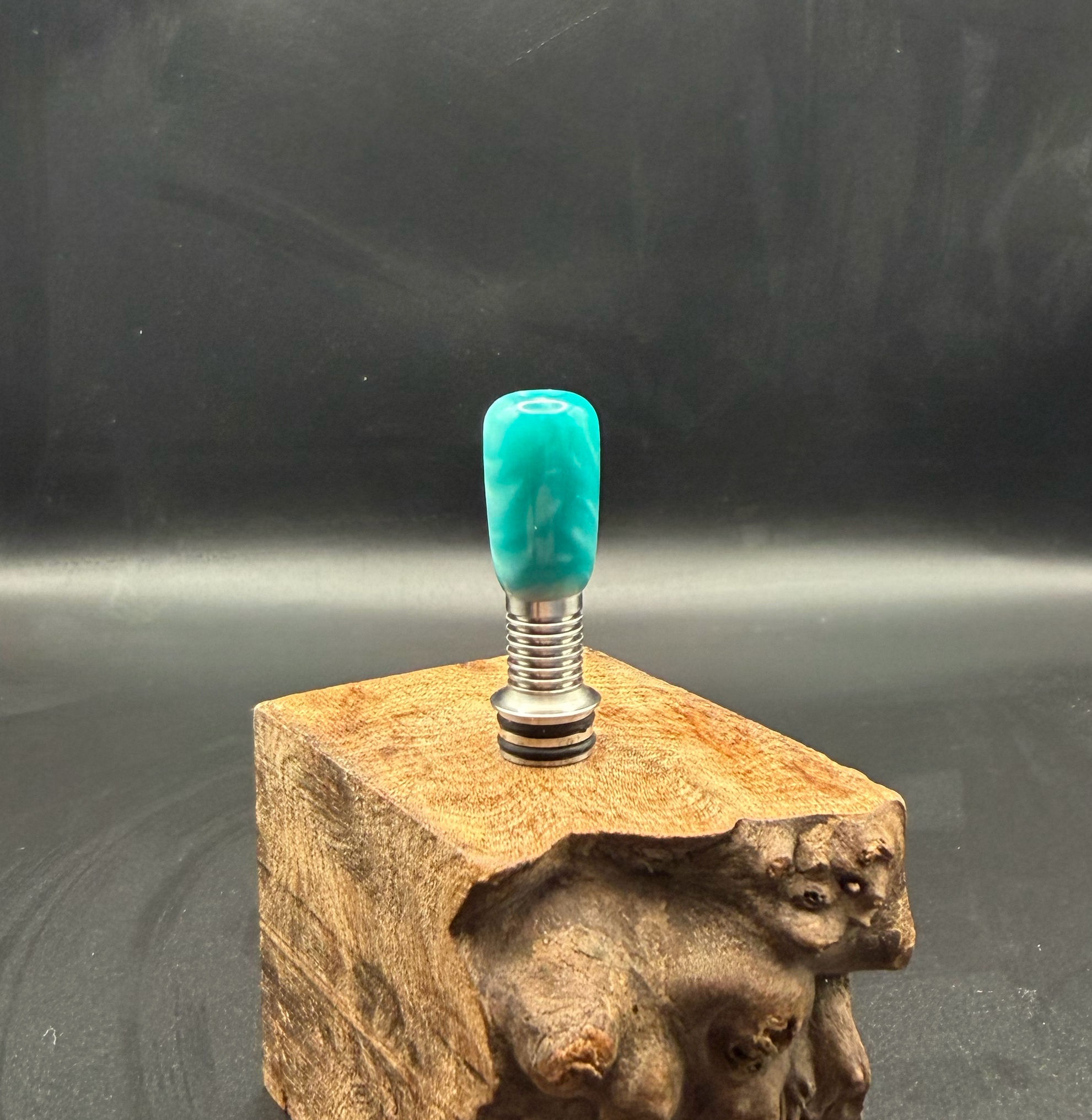 Light blue juma, long, ribbed 510 (silver base)