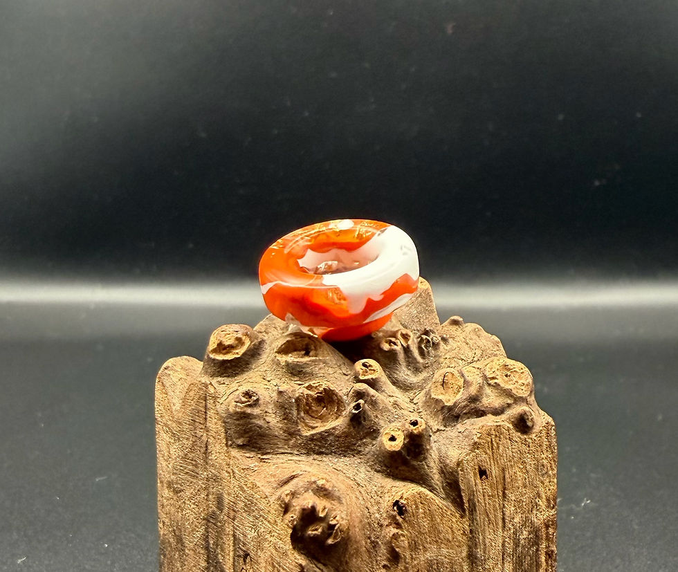 Miniatura: Orange, white, gold leaf 810