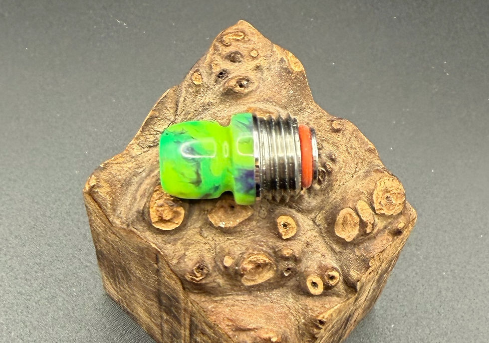 Miniatura: Neon green, neon yellow, purple integrated tip. 