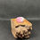 Miniatura: Translucent pastel pink and purple, white 810. 
