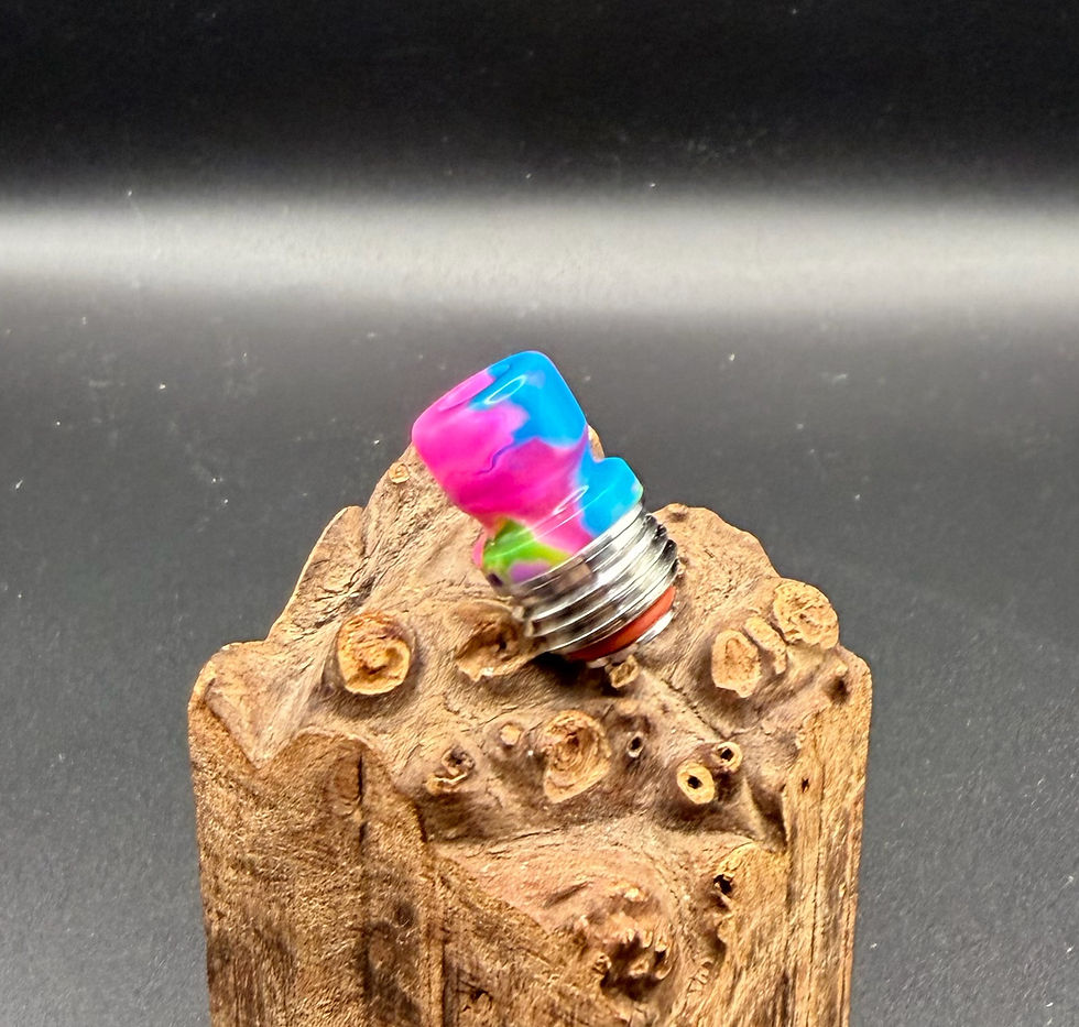 Miniatura: Vibrant pink, blue, green integrated tip. 