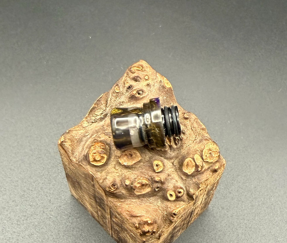 Miniatura: Deep purple, smoke, antique gold 510 tip