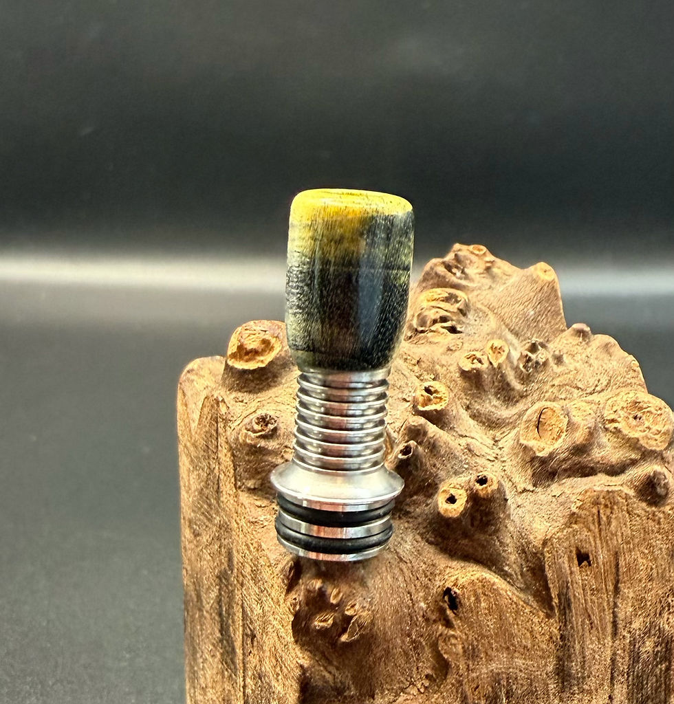 Miniature : Dye stabilised black/yellow long, ribbed 510