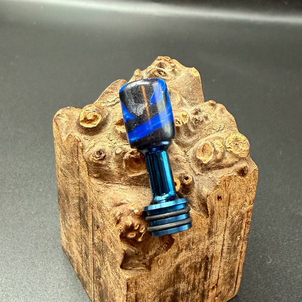 Miniatura: Pearl blue, gunmetal long 510 (blue base)