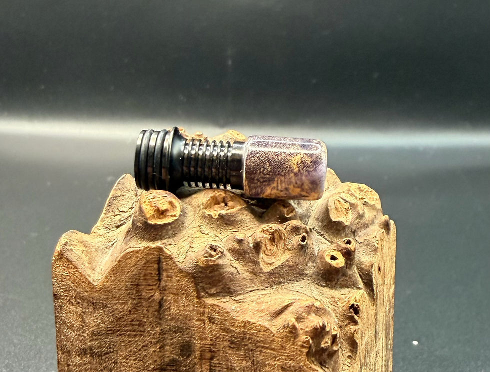 Miniatura: Dye stabilised purple/natural, long, ribbed 510