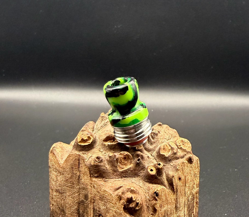 Miniatura: Neon green/yellow, green, black integrated tip. 
