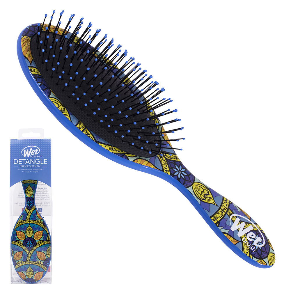 WetBrush Mosaic Detangling Hair Brush Blue