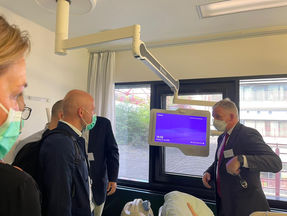 First photos from the General Assembly - a visit to Madeira Hospital