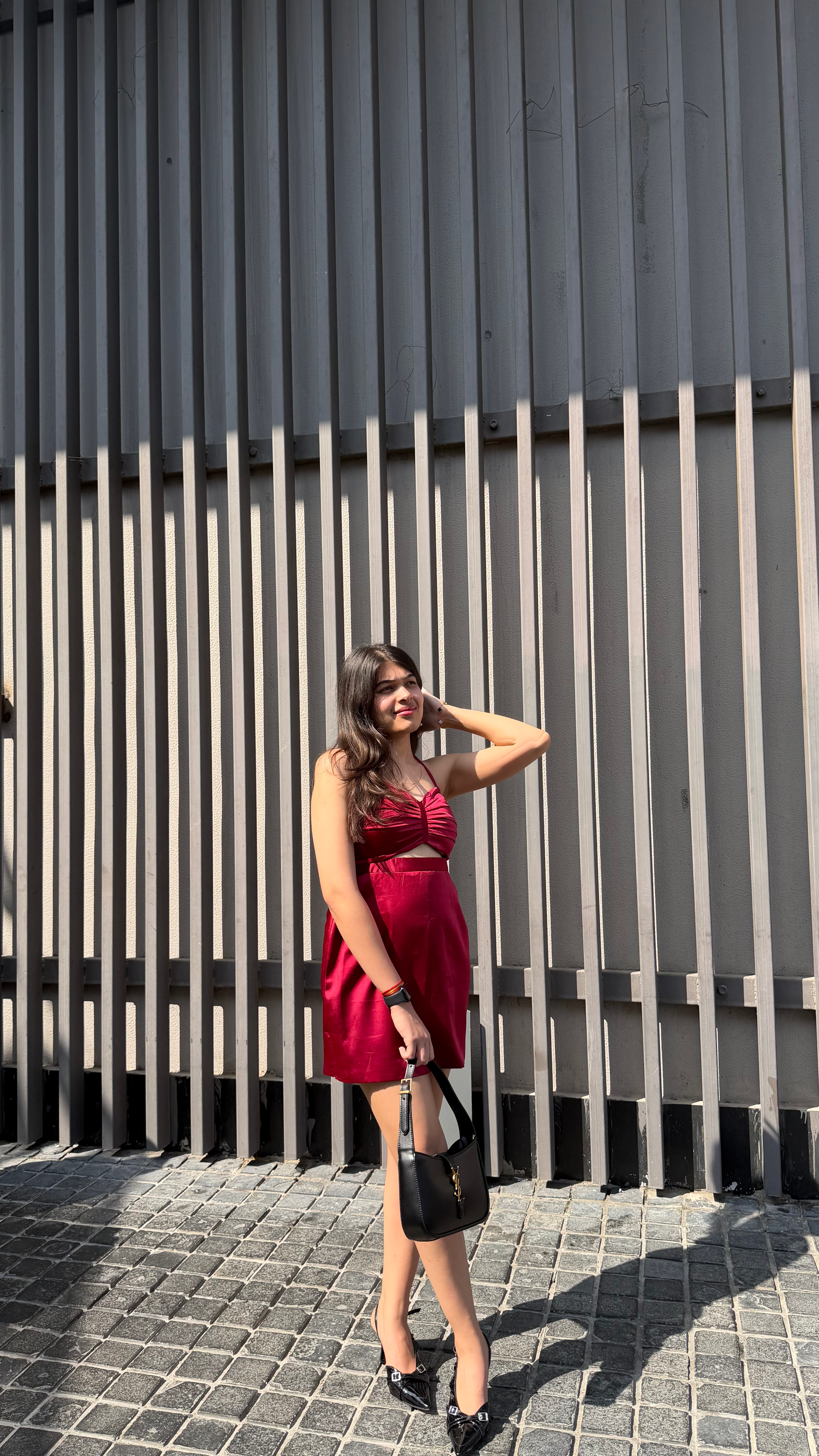 Scarlet Muse Satin Dress