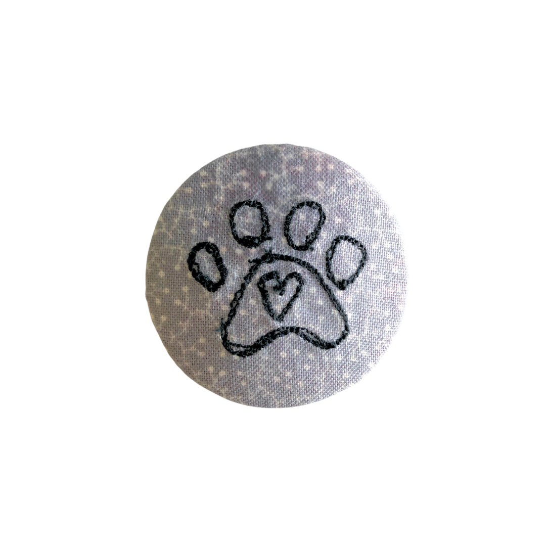 Dog Paw Button