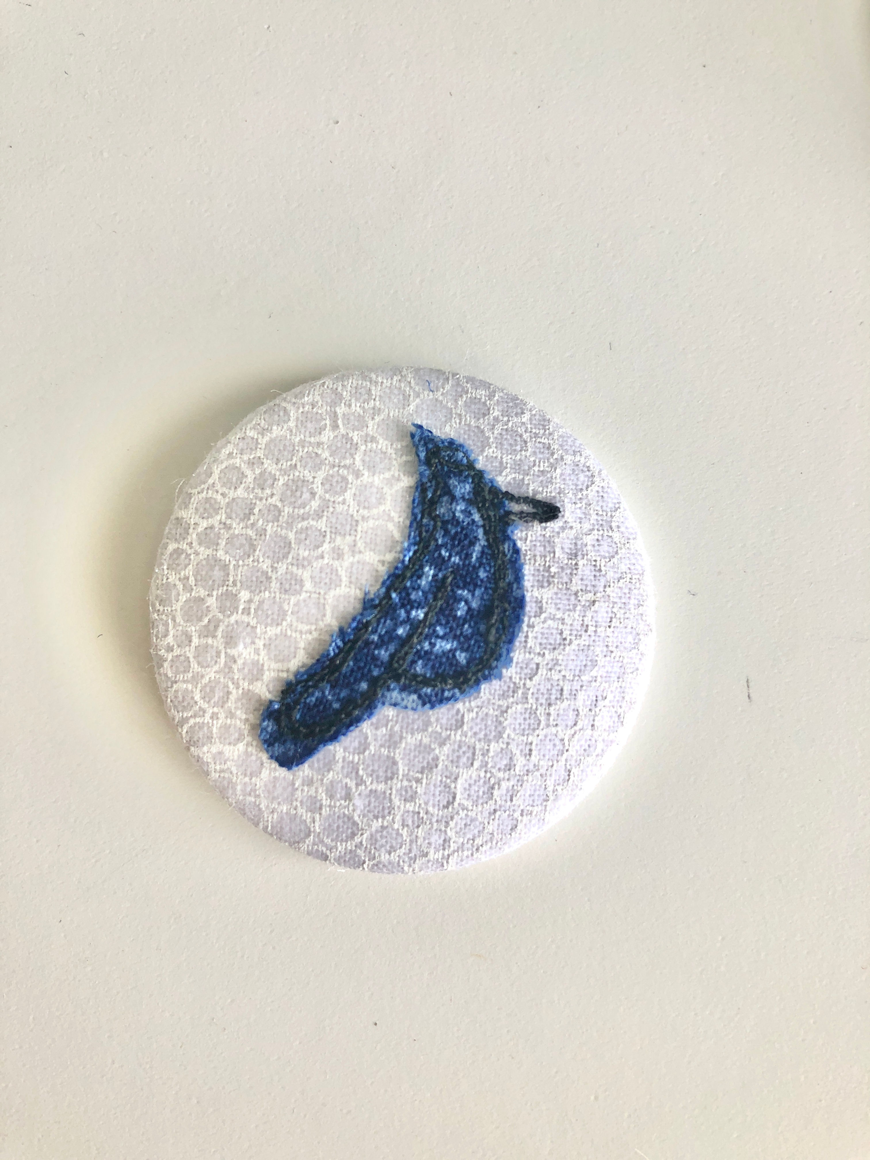 Blue Jay Button