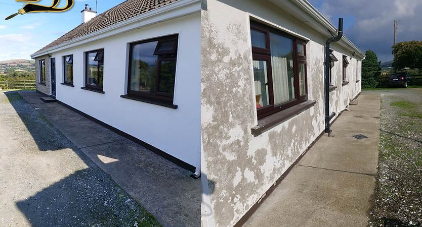 Exterior Painting of house in Wicklow