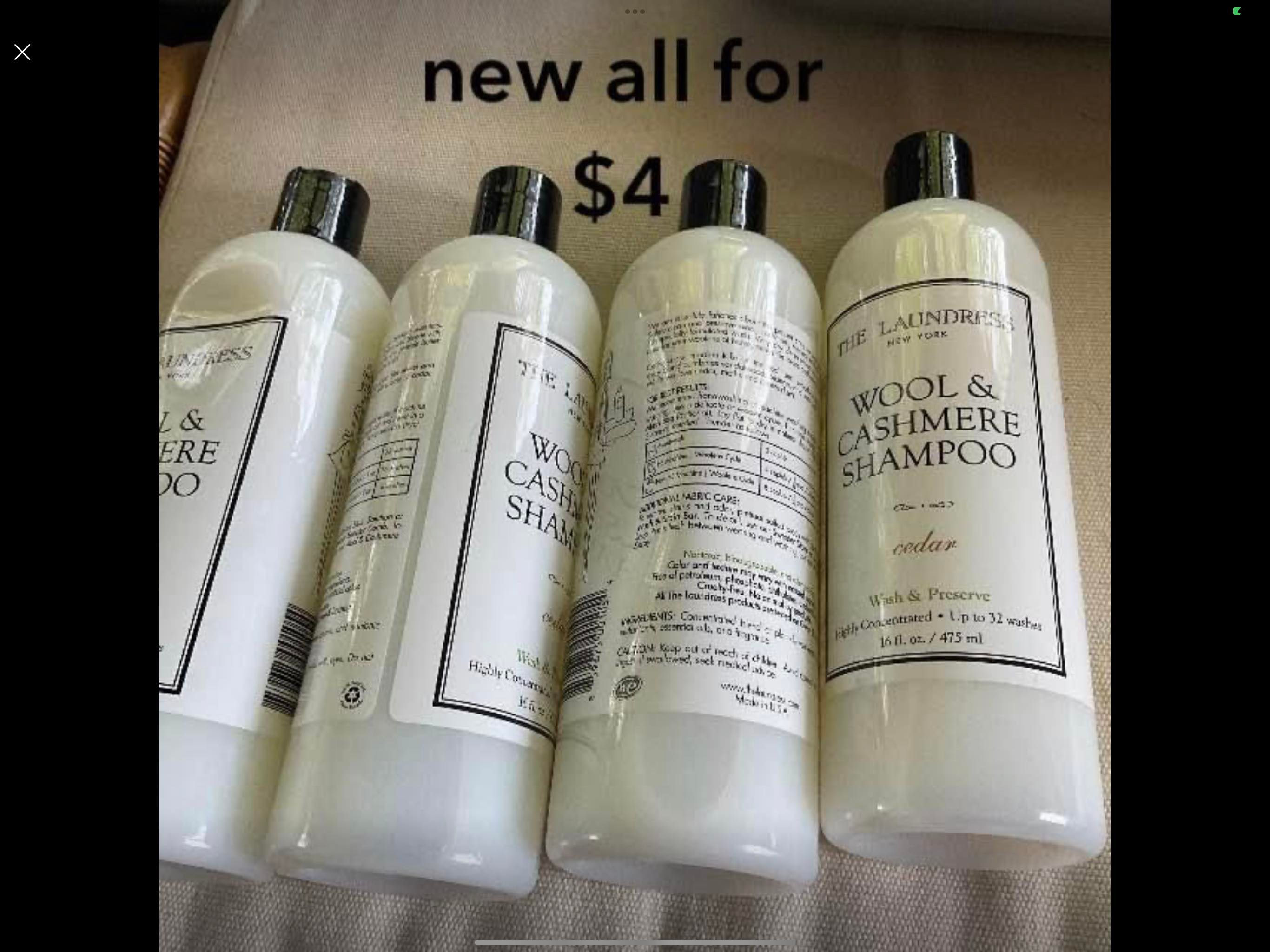 wool and cashmere shampoo