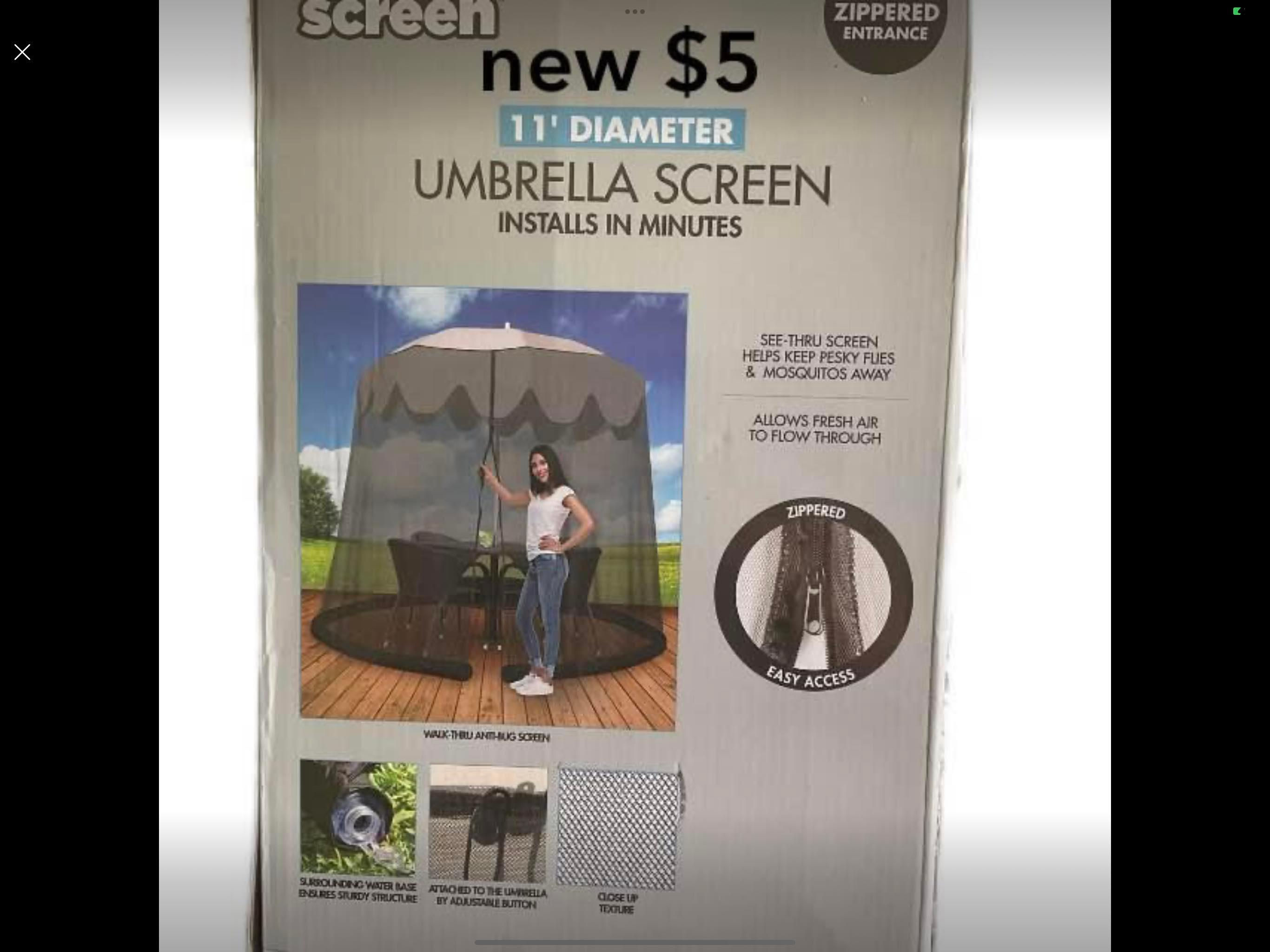umbrella screen