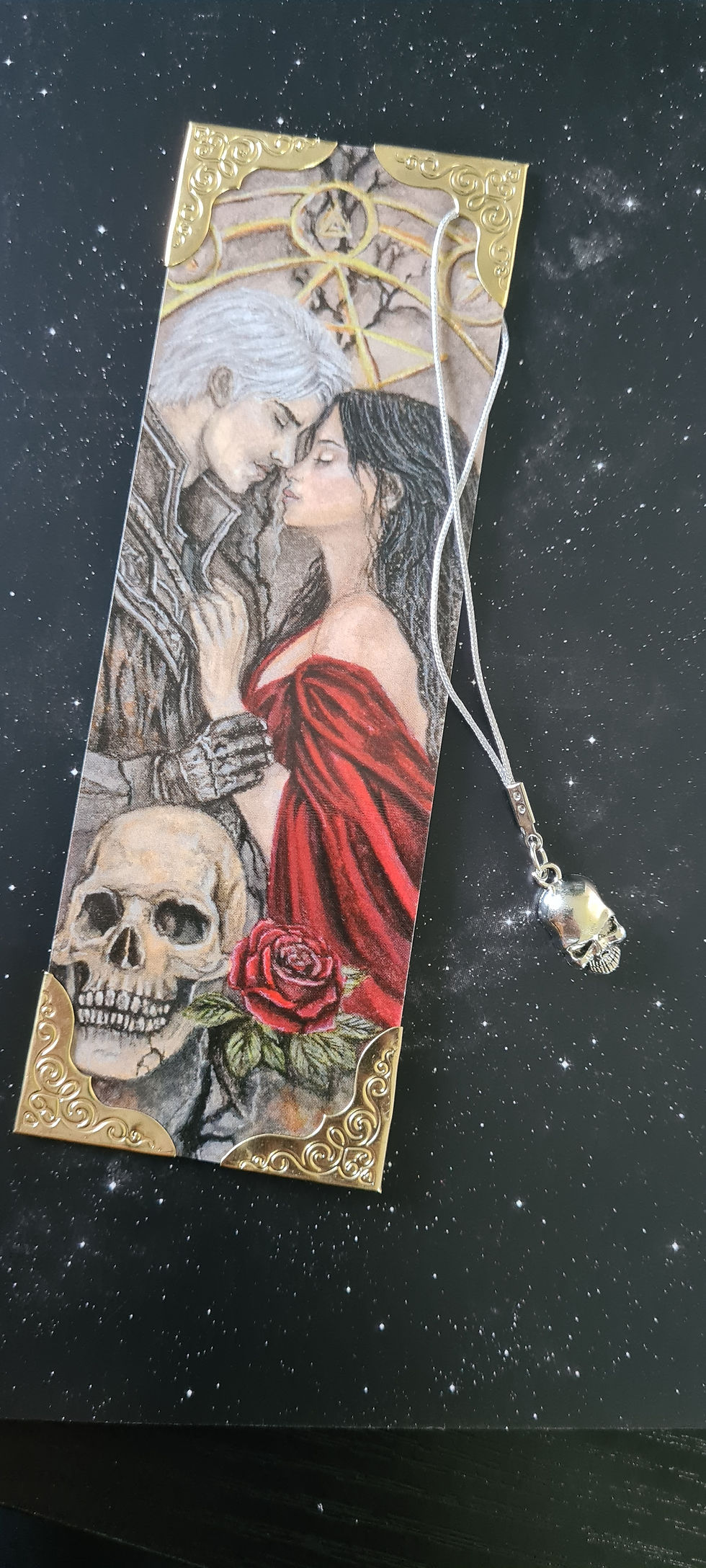 Miniaturbild: Alchemie & Dornen-Illustriertes Dark Fantasy Lesezeichen- Artprint