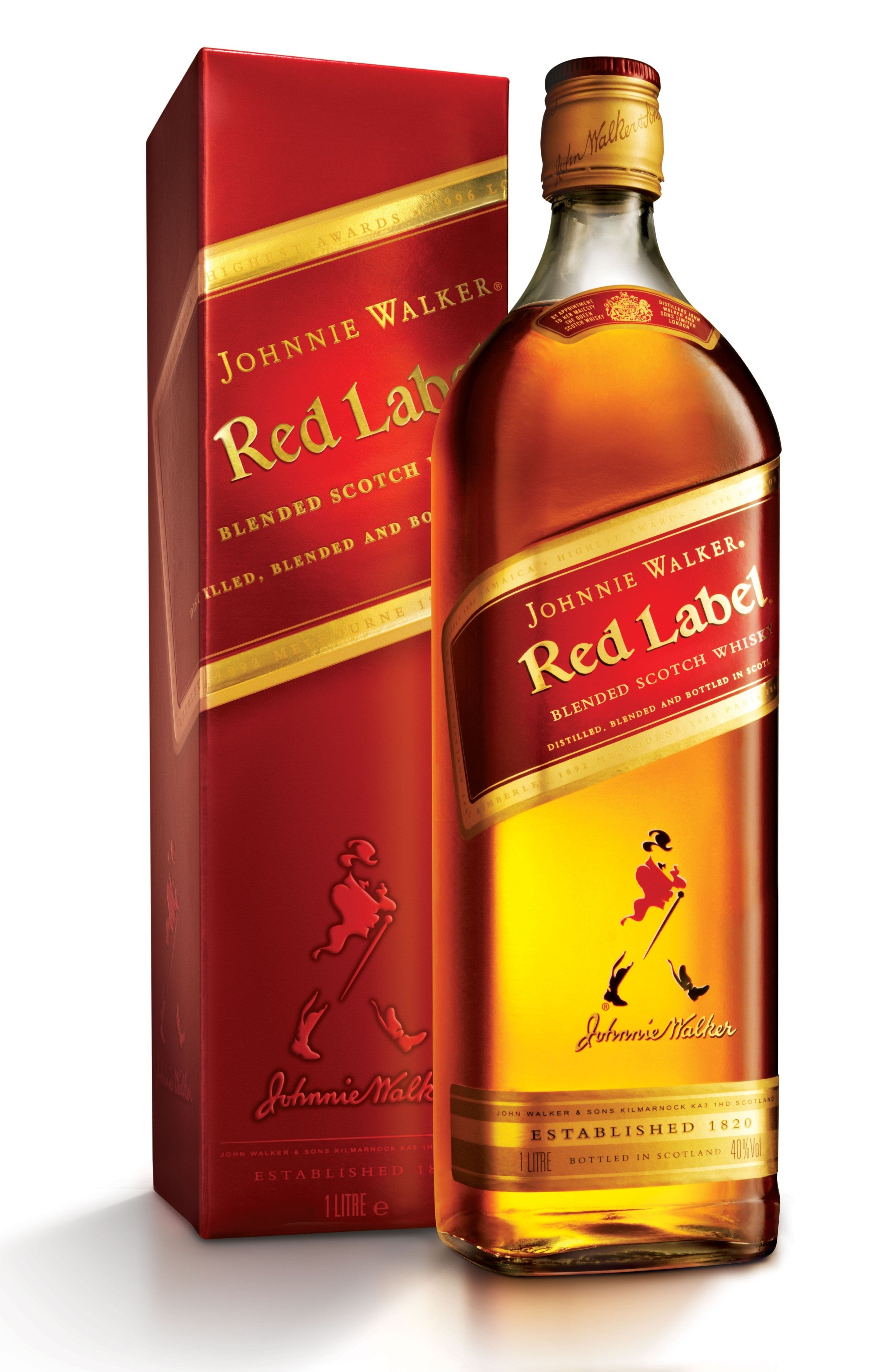 WHISKY JOHNNIE WALKER RED LABEL 750 ML