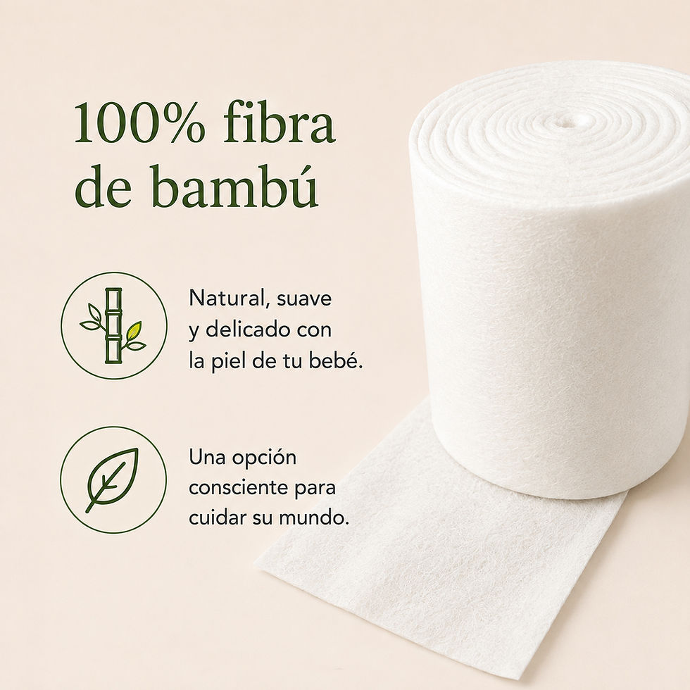 Miniatura: Pañales Ecológicos de Tela Multietapa x 12 Unds. + Rollo de Bambú