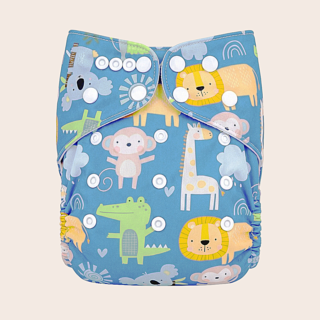 Pañal Ecológico Estampado de Tela Multietapa