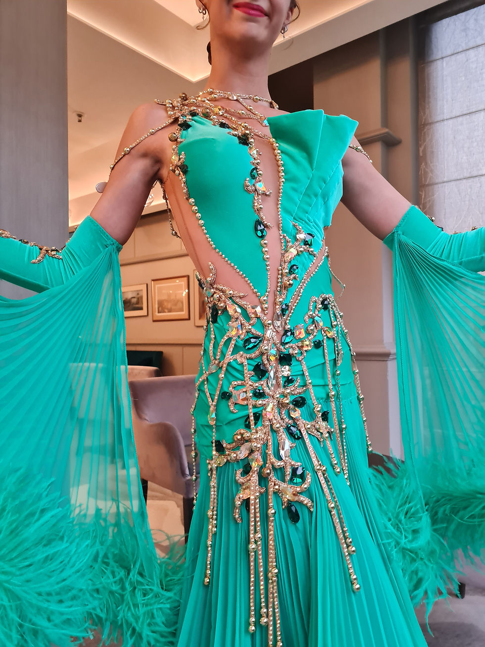 Miniature : Robe standards emerald
