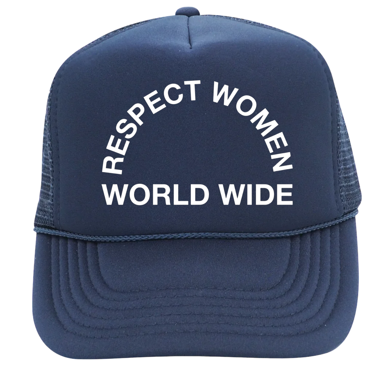 Respect Women Worldwide Trucker Hat(NAVY)