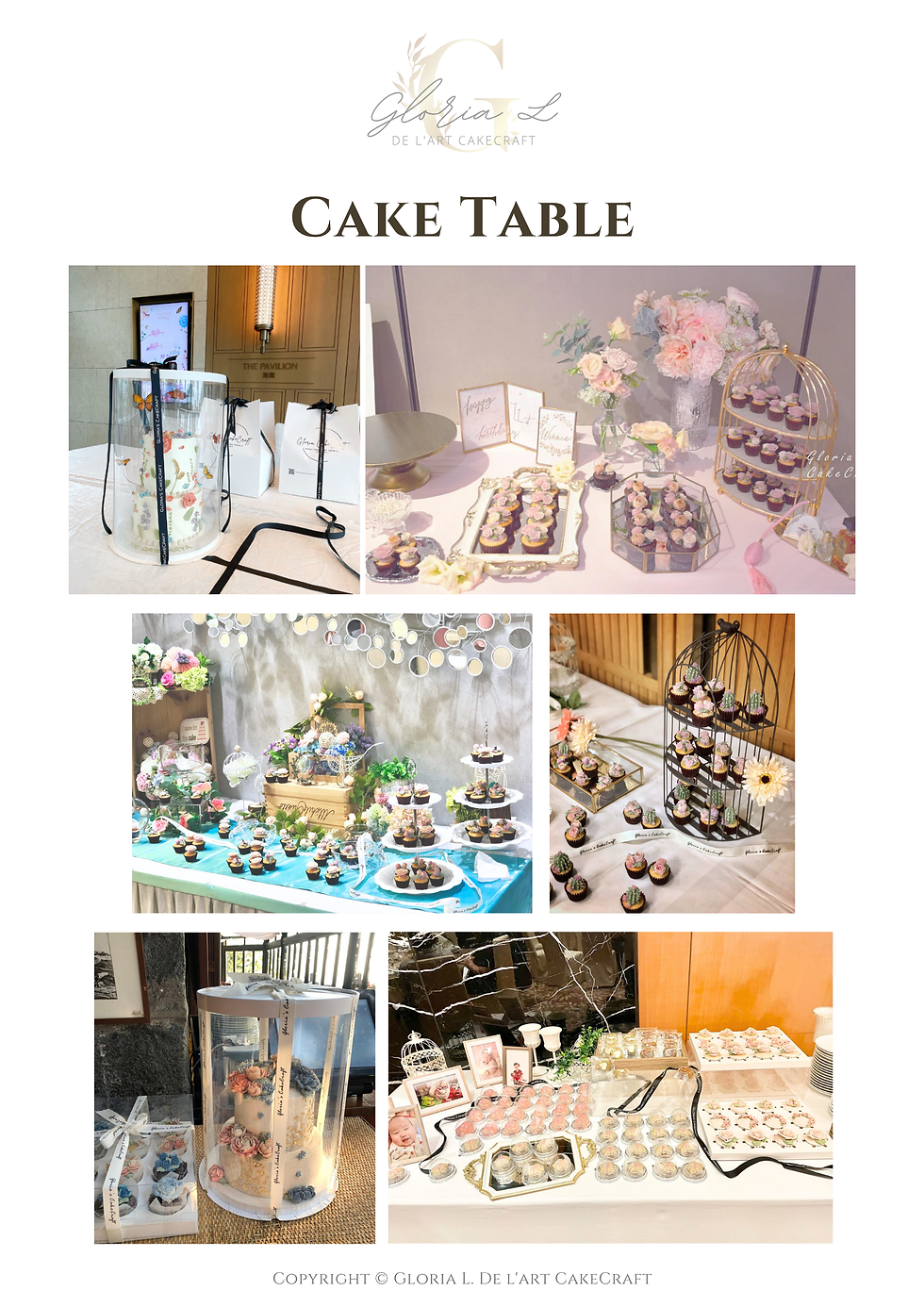 Thumbnail: 6"+8"花環裱花結婚蛋糕 (加蕾絲)  2-Tier Flower Wreath Wedding Cake (with lace)