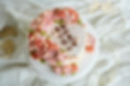 Thumbnail: 8" Edible Flowers Birthday Cake with EdibleGold